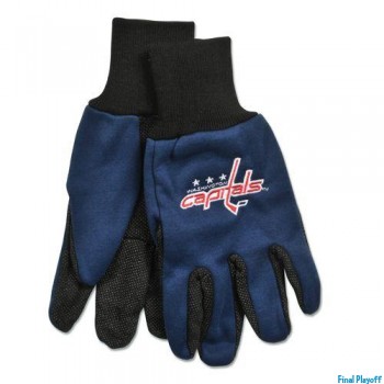 Washington Capitals two tone utility gloves | Final Playoff